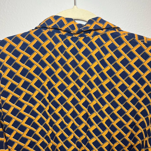 Forever 21 Blue and Mustard Short Dress Size M - Picture 13 of 13